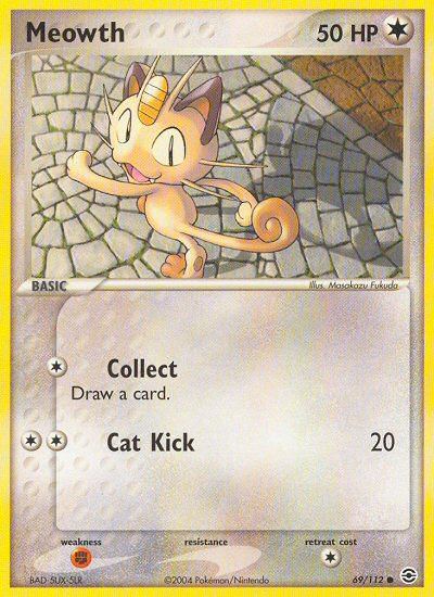 Meowth (69/112) [EX: FireRed & LeafGreen] | Cracking-Singles