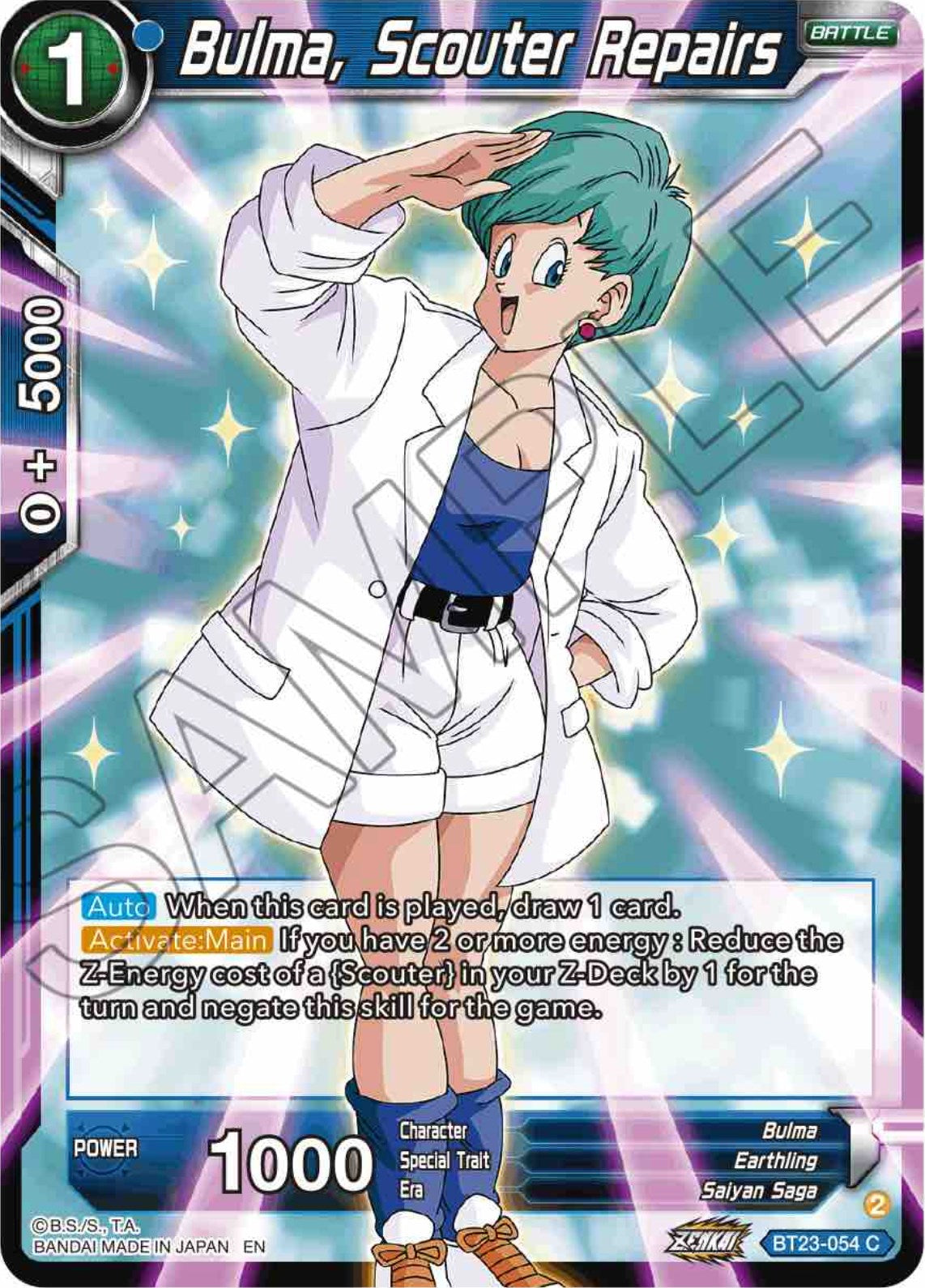 Bulma, Scouter Repairs (BT23-054) [Perfect Combination] | Cracking-Singles