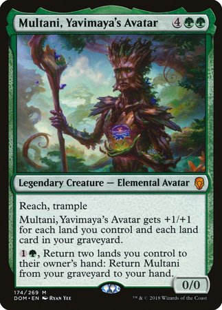 Multani, Yavimaya's Avatar [Dominaria] | Cracking-Singles