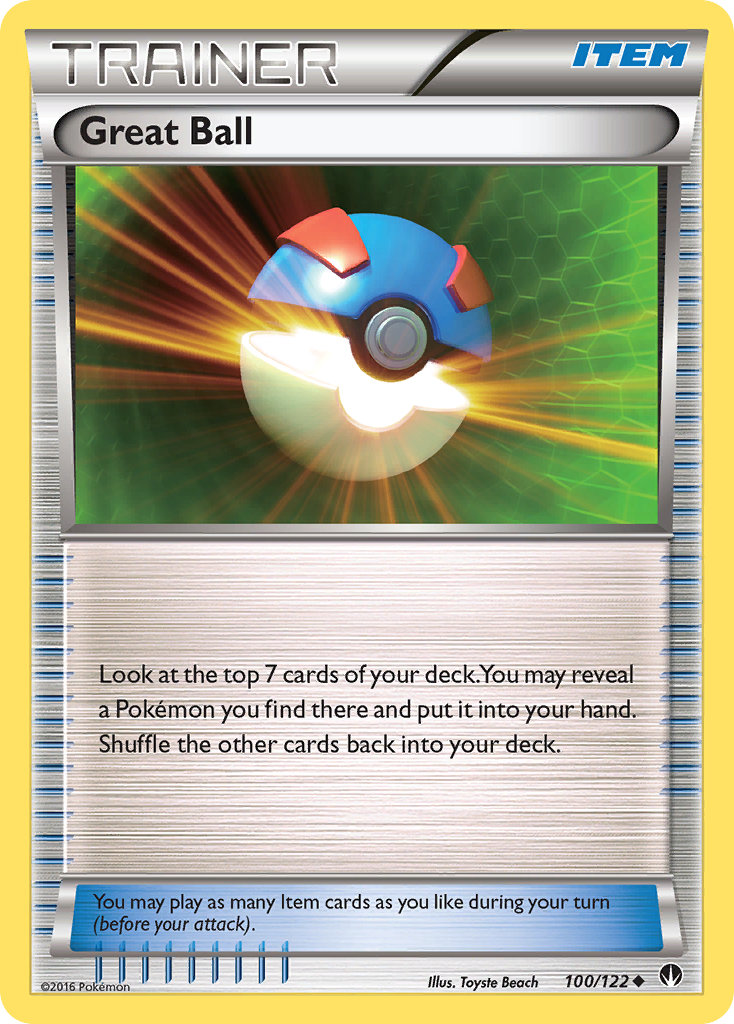 Great Ball (100/122) [XY: BREAKpoint] | Cracking-Singles