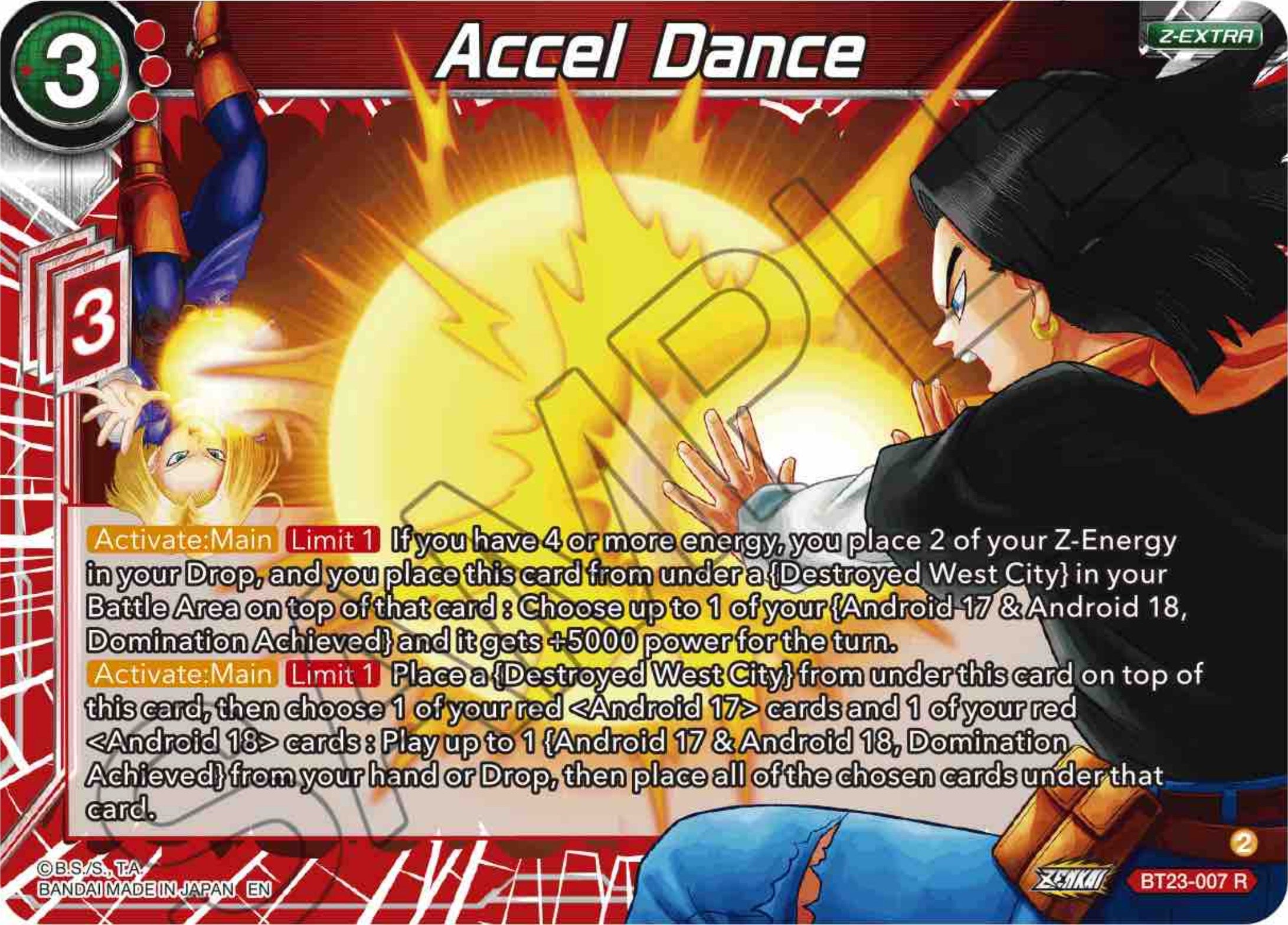 Accel Dance (BT23-007) [Perfect Combination] | Cracking-Singles