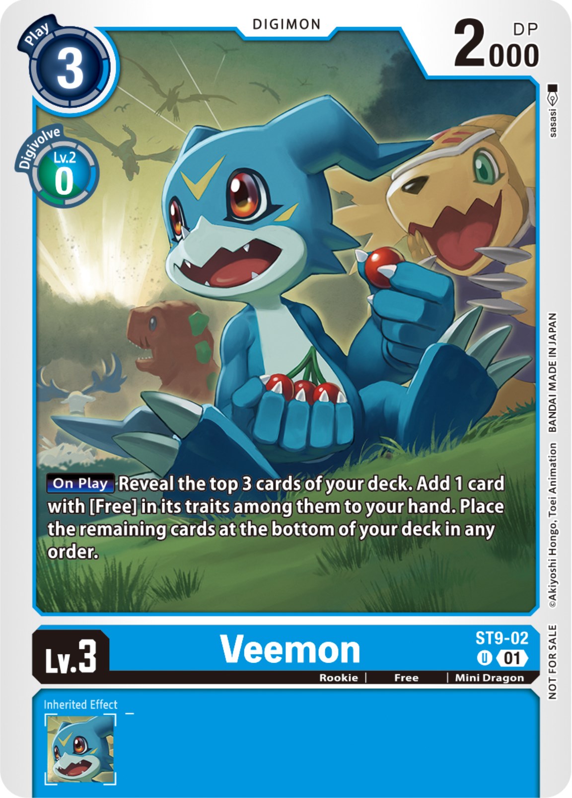 Veemon [ST9-02] (NYCC 2023 Demo Deck) [Starter Deck: Ultimate Ancient Dragon] | Cracking-Singles