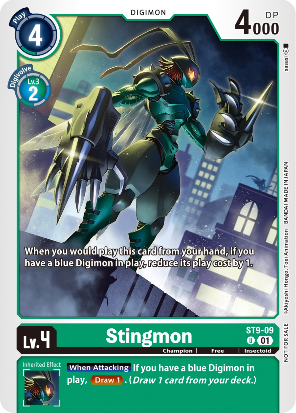 Stingmon [ST9-09] (NYCC 2023 Demo Deck) [Starter Deck: Ultimate Ancient Dragon] | Cracking-Singles