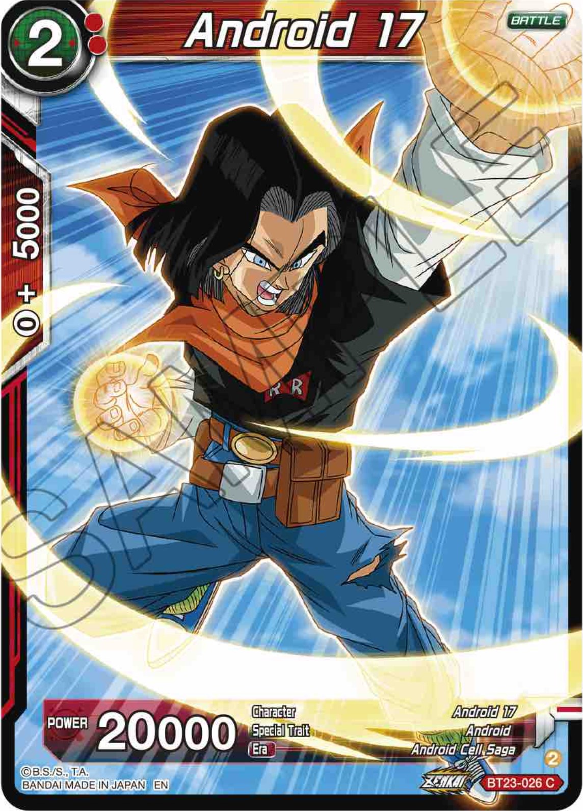 Android 17 (BT23-026) [Perfect Combination] | Cracking-Singles