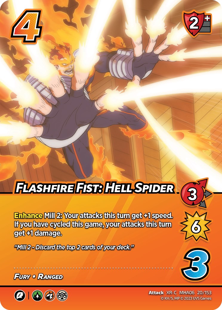 Flashfire Fist: Hell Spider (XR) [Jet Burn] | Cracking-Singles