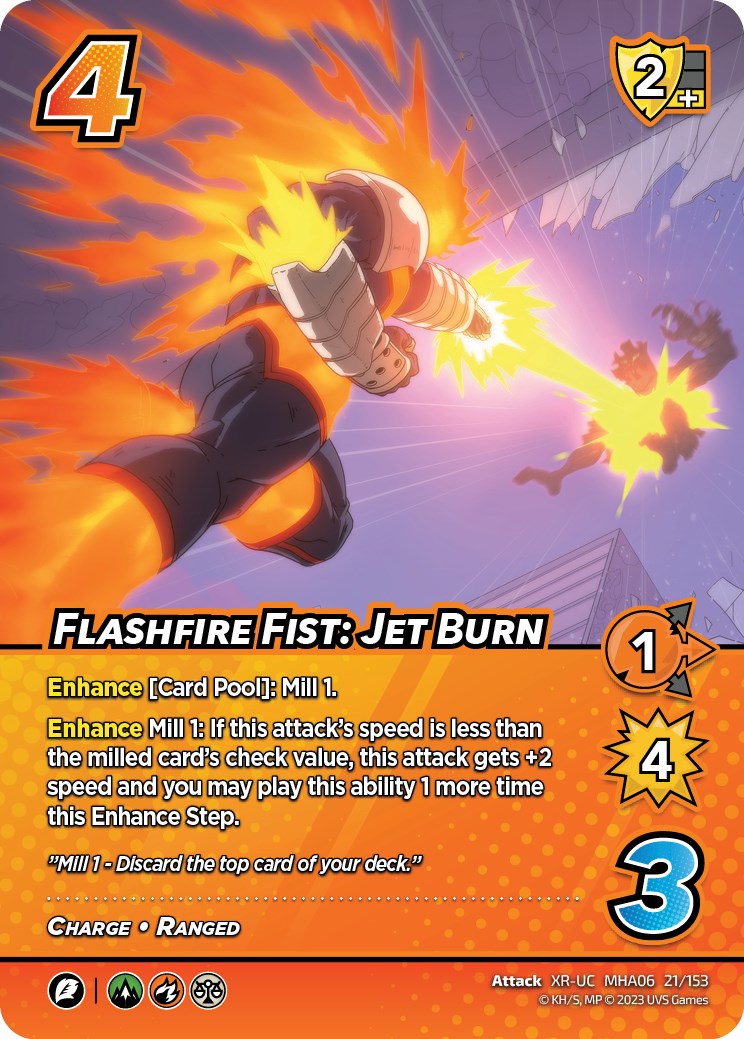 Flashfire Fist: Jet Burn (XR) [Jet Burn] | Cracking-Singles