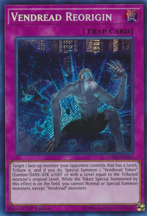 Vendread Reorigin [COTD-EN085] Secret Rare | Cracking-Singles