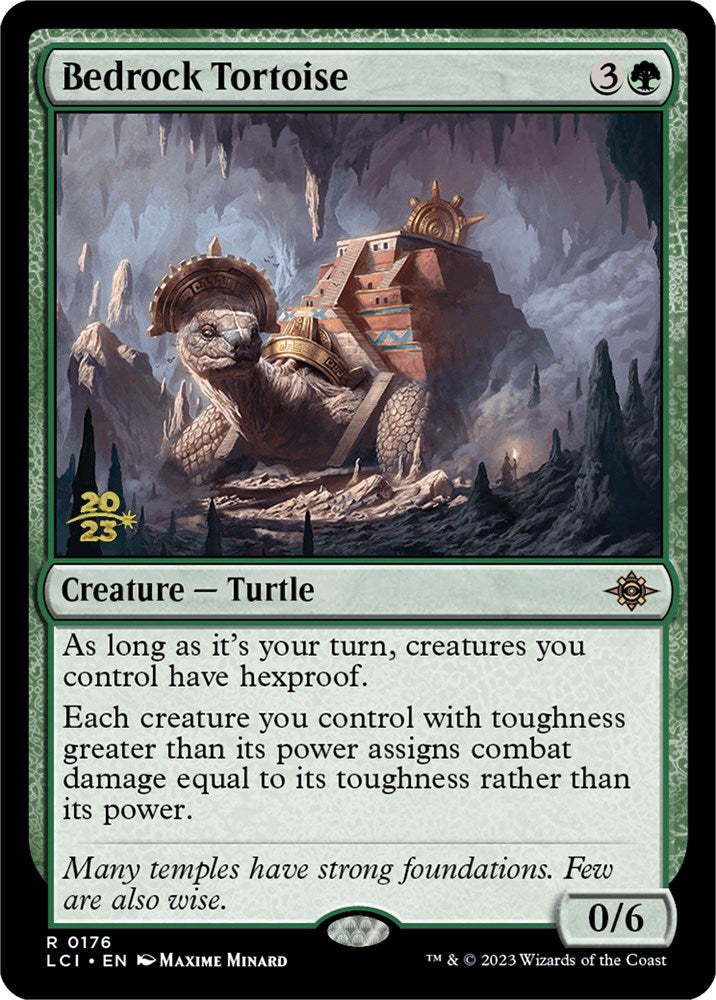 Bedrock Tortoise [The Lost Caverns of Ixalan Prerelease Cards] | Cracking-Singles