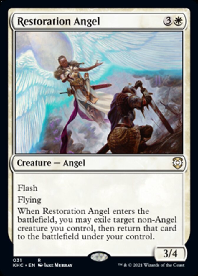 Restoration Angel [Kaldheim Commander] | Cracking-Singles