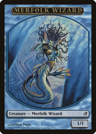 Merfolk Wizard Token [Lorwyn Tokens] | Cracking-Singles