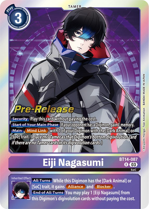 Eiji Nagasumi [BT14-087] [Blast Ace Pre-Release Cards] | Cracking-Singles