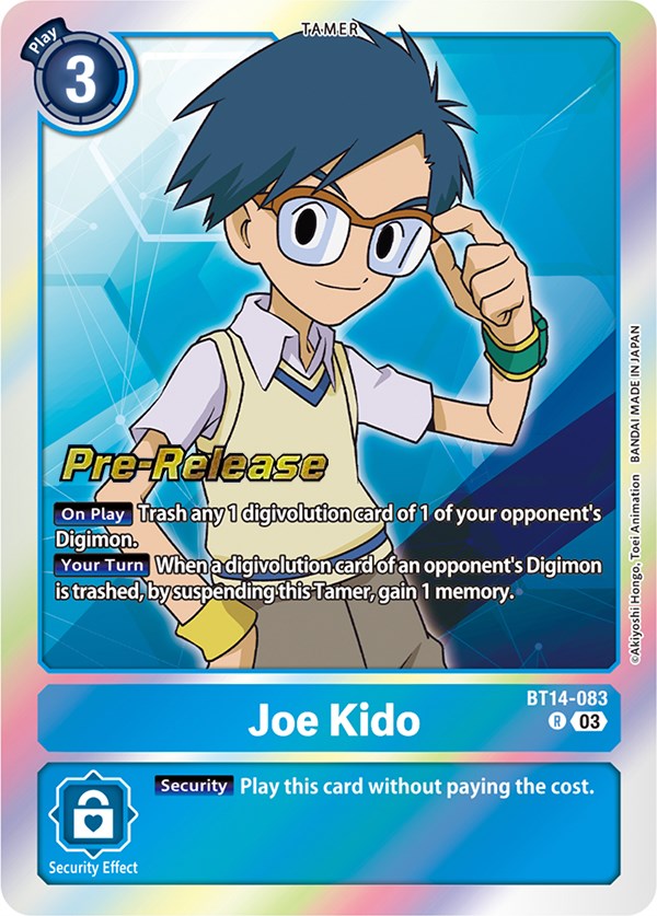 Joe Kido [BT14-083] [Blast Ace Pre-Release Cards] | Cracking-Singles