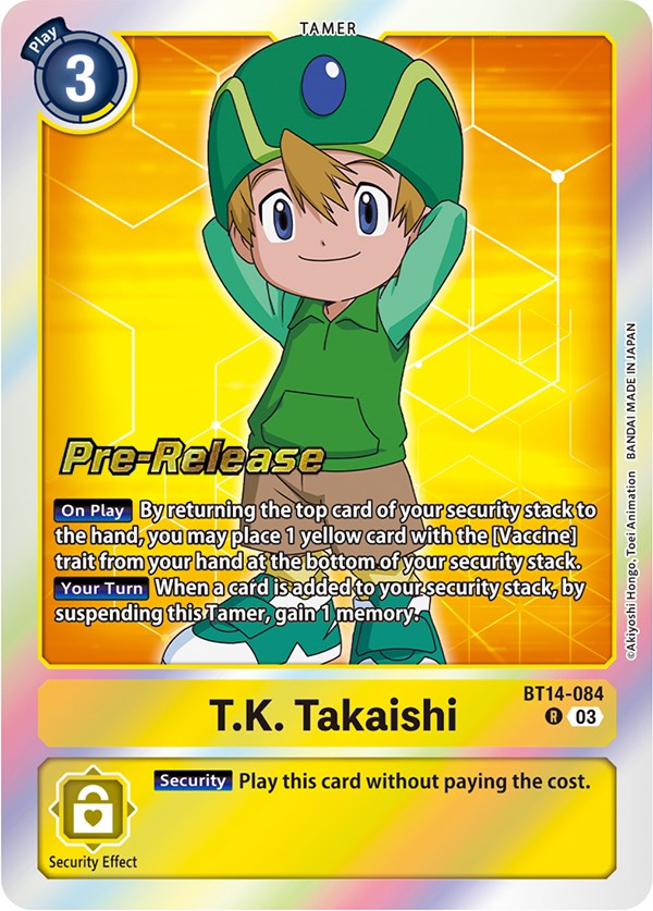 T.K. Takaishi [BT14-084] [Blast Ace Pre-Release Cards] | Cracking-Singles