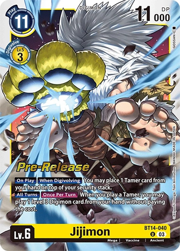 Jijimon [BT14-040] [Blast Ace Pre-Release Cards] | Cracking-Singles