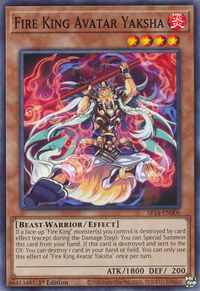 Fire King Avatar Yaksha [SR14-EN006] Common | Cracking-Singles