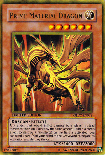 Prime Material Dragon [GLD2-EN032] Ultra Rare | Cracking-Singles