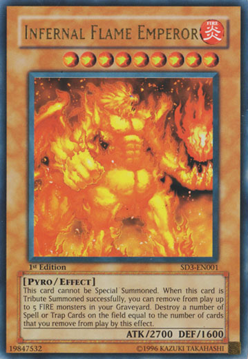 Infernal Flame Emperor [SD3-EN001] Ultra Rare | Cracking-Singles