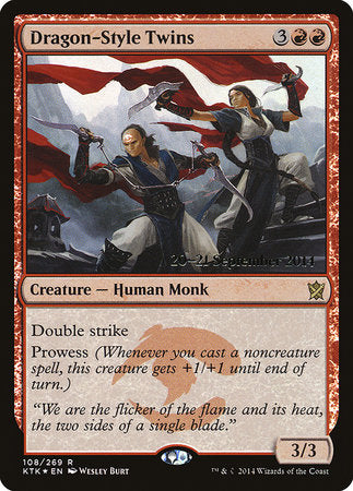 Dragon-Style Twins [Khans of Tarkir Promos] | Cracking-Singles