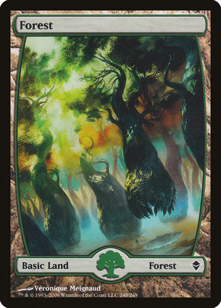 Forest (248) - Full Art [Zendikar] | Cracking-Singles