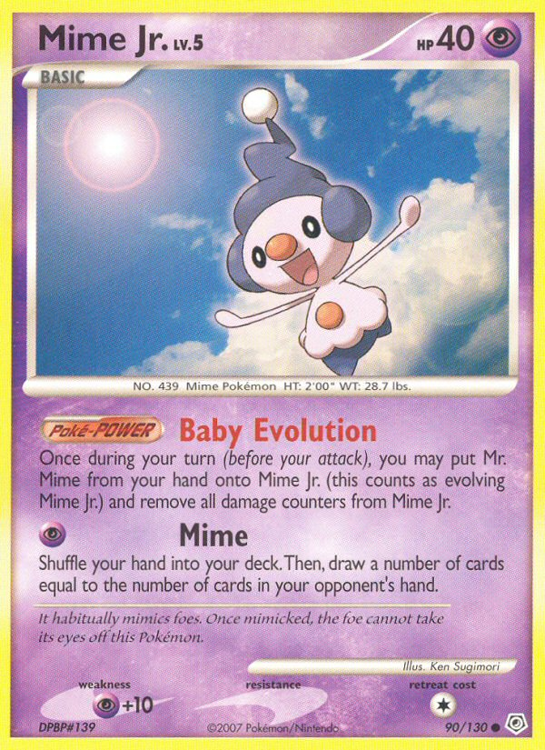 Mime Jr. (90/130) [Diamond & Pearl: Base Set] | Cracking-Singles