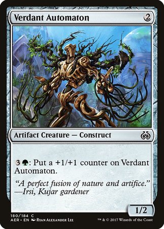 Verdant Automaton [Aether Revolt] | Cracking-Singles