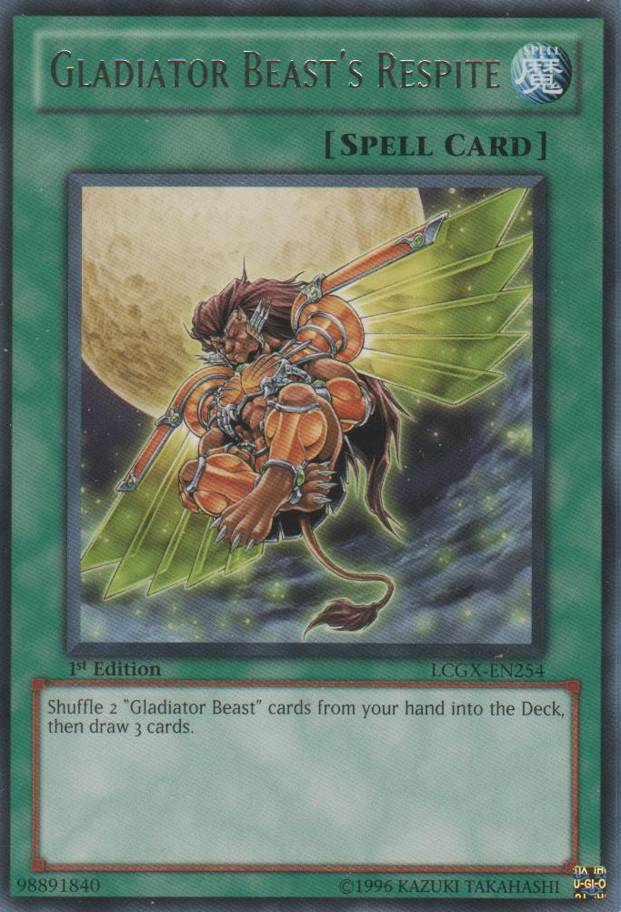 Gladiator Beast's Respite [LCGX-EN254] Rare | Cracking-Singles