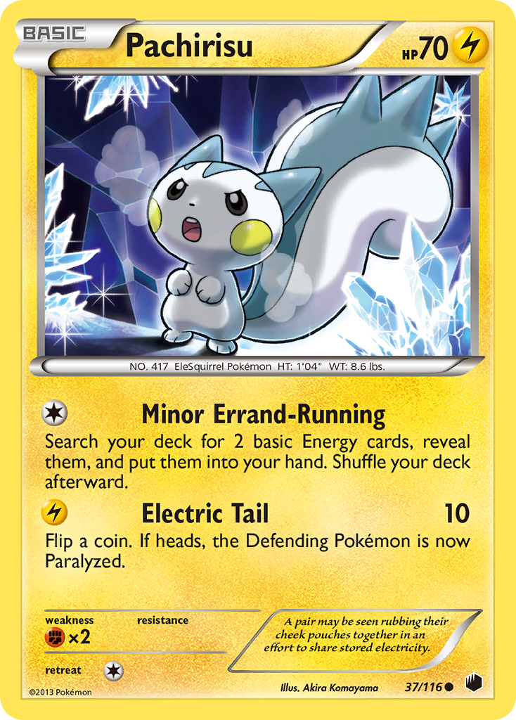 Pachirisu (37/116) [Black & White: Plasma Freeze] | Cracking-Singles