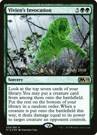 Vivien's Invocation [Core Set 2019 Promos] | Cracking-Singles