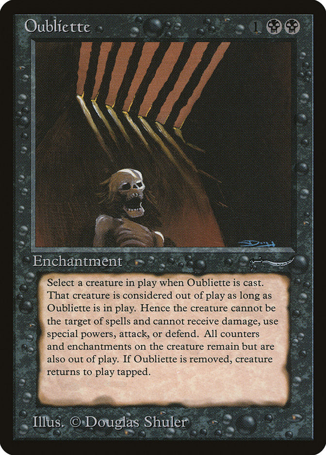 Oubliette (Dark Mana Cost) [Arabian Nights] | Cracking-Singles