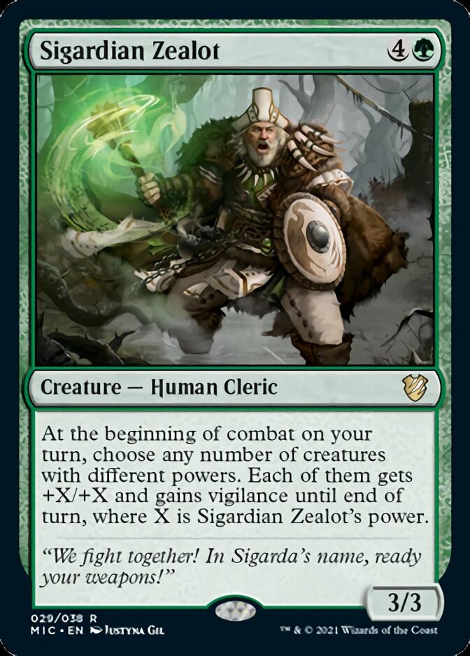 Sigardian Zealot [Innistrad: Midnight Hunt Commander] | Cracking-Singles