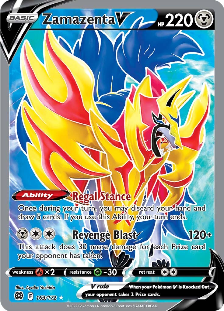 Zamazenta V (163/172) [Sword & Shield: Brilliant Stars] | Cracking-Singles