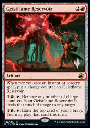 Geistflame Reservoir (Promo Pack) [Innistrad: Midnight Hunt Promos] | Cracking-Singles