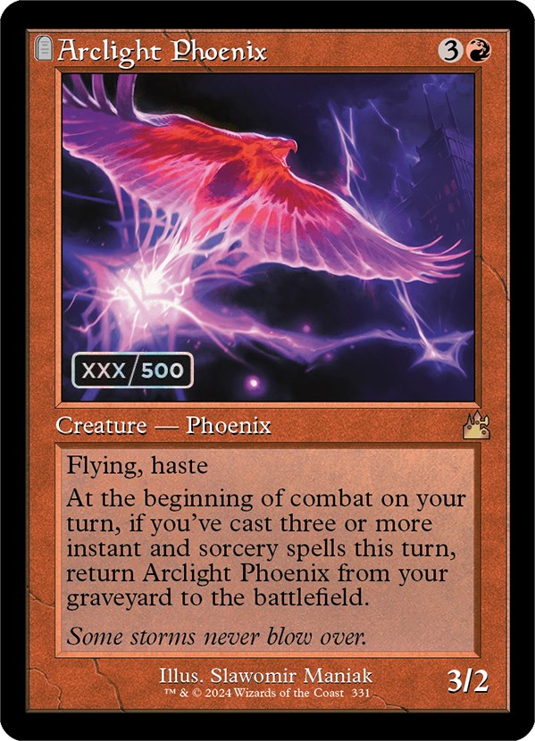 Arclight Phoenix (Retro) (Serialized) [Ravnica Remastered] | Cracking-Singles