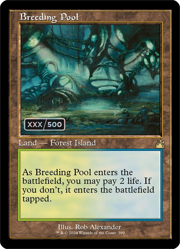 Breeding Pool (Retro) (Serialized) [Ravnica Remastered] | Cracking-Singles