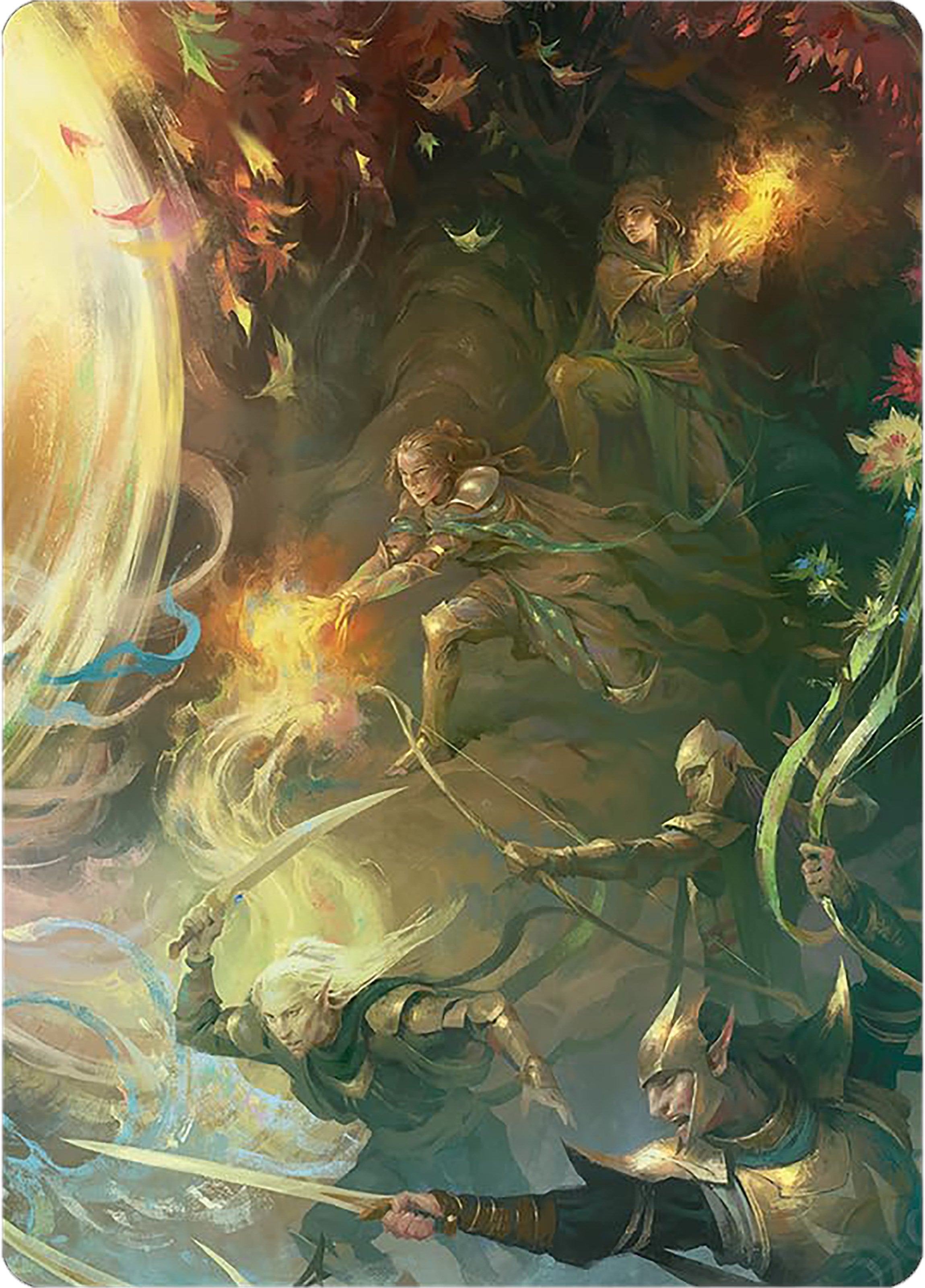 Rally the Galadhrim Art Card [The Lord of the Rings: Tales of Middle-earth Art Series] | Cracking-Singles