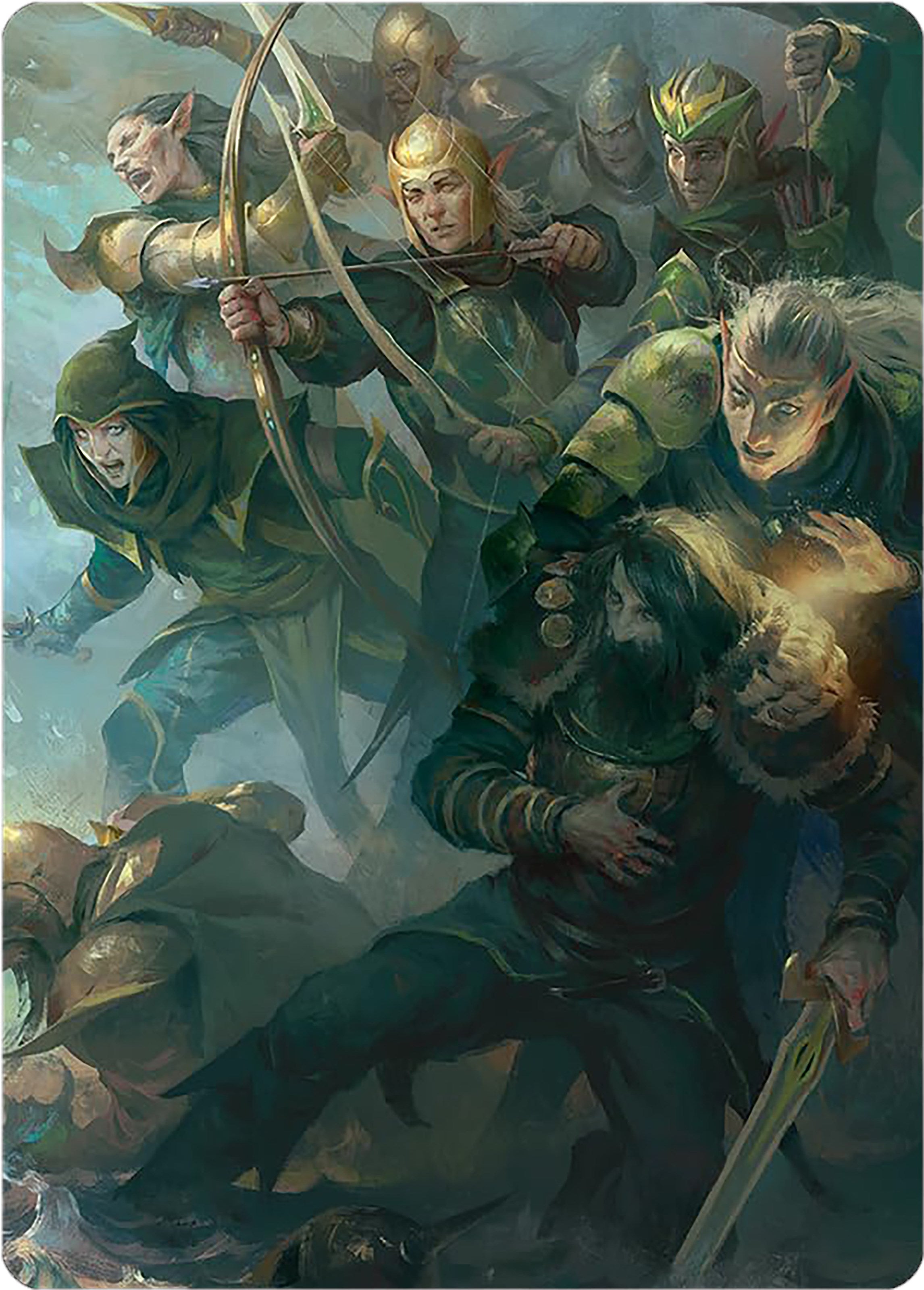 Galadhrim Brigade Art Card [The Lord of the Rings: Tales of Middle-earth Art Series] | Cracking-Singles