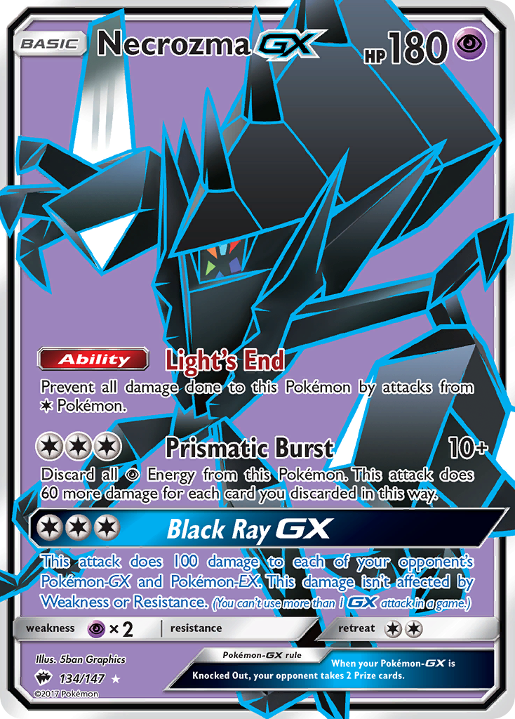 Necrozma GX (134/147) [Sun & Moon: Burning Shadows] | Cracking-Singles