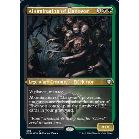 Abomination of Llanowar (Foil Etched) [Commander Legends] | Cracking-Singles