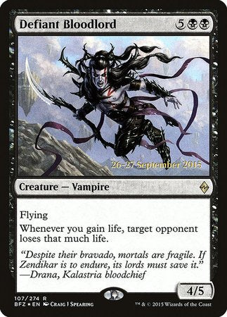 Defiant Bloodlord [Battle for Zendikar Prerelease Promos] | Cracking-Singles