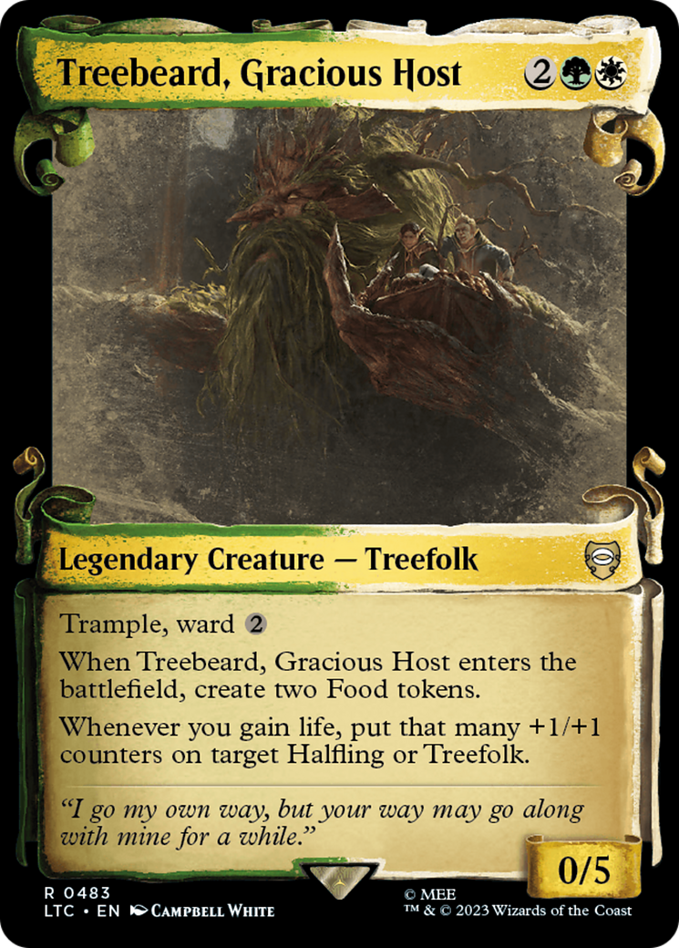 Treebeard, Gracious Host [The Lord of the Rings: Tales of Middle-Earth Commander Showcase Scrolls] | Cracking-Singles