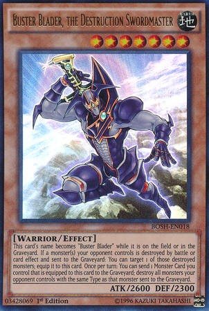 Buster Blader, the Destruction Swordmaster [BOSH-EN018] Ultra Rare | Cracking-Singles