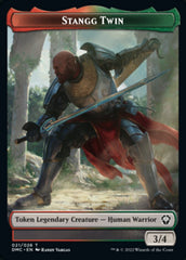 Soldier // Stangg Twin Double-sided Token [Dominaria United Tokens] | Cracking-Singles