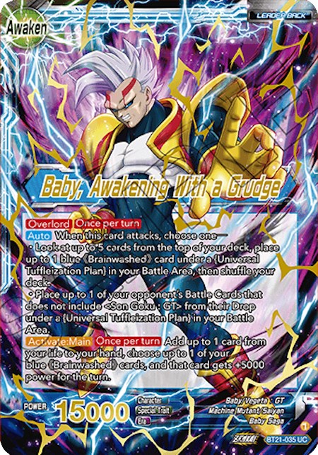 Baby // Baby, Awakening With a Grudge (Giant Card) (BT21-035) [Oversized Cards] | Cracking-Singles