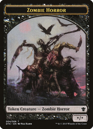 Zombie Horror Token [Dragons of Tarkir Tokens] | Cracking-Singles