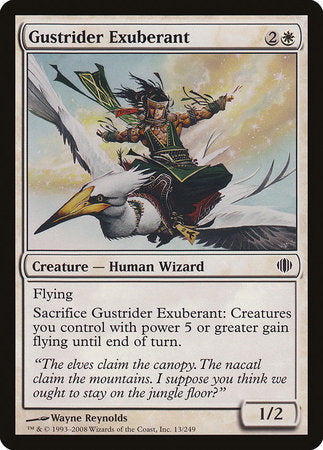 Gustrider Exuberant [Shards of Alara] | Cracking-Singles