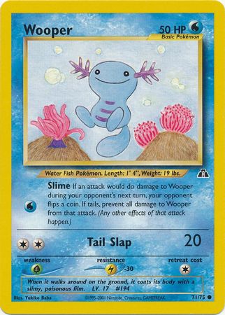 Wooper (71/75) [Neo Discovery Unlimited] | Cracking-Singles