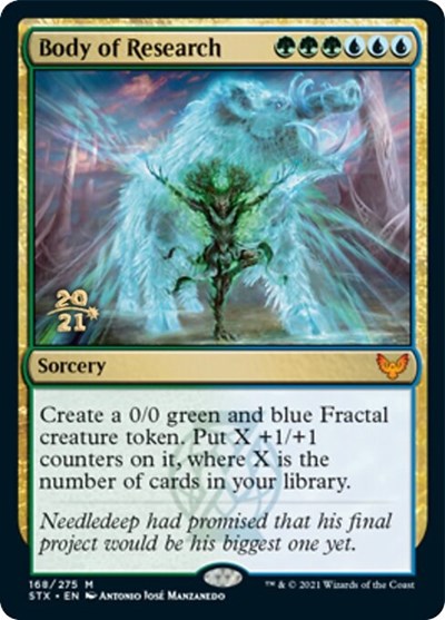 Body of Research [Strixhaven: School of Mages Prerelease Promos] | Cracking-Singles