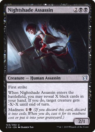 Nightshade Assassin [Commander 2019] | Cracking-Singles