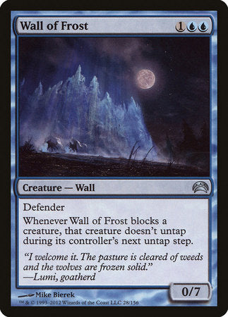 Wall of Frost [Planechase 2012] | Cracking-Singles