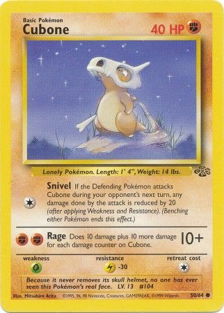 Cubone (50/64) [Jungle Unlimited] | Cracking-Singles